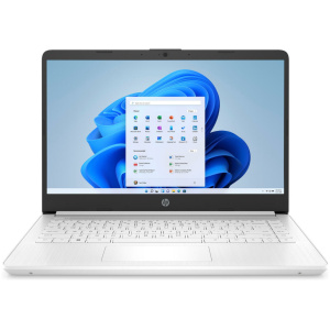 HP 14-DQ0052 Celeron® Dual-Core N4020 64GB eMMC 4GB 14" (1366x768) WIN11 S SNOWFLAKE WHITE