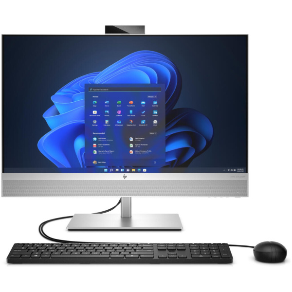 HP EliteOne 870 G9 ALL-IN-ONE Core™ I5-12500 3.6GHz 256GB SSD 8GB 27" (1920x1080) BT WIN11 Pro No Webcam SILVER Keyboard & Mouse