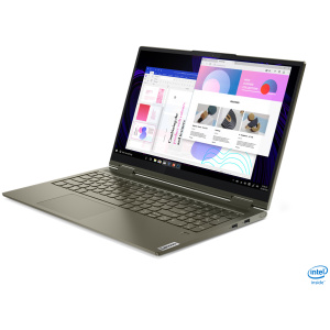 Lenovo YOGA 7 15ITL5 2-IN-1 Core™ i7-1165G7 512GB SSD 12GB 15.6" (1920x1080) TOUCHSCREEN IPS WIN11 DARK MOSS Backlit Keyboard FP Reader