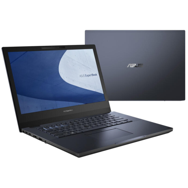 Asus ExpertBook B2 B2402CBA-XS74 Core™ i7-1260P 512GB SSD 16GB 14" (19120x1080) WIN11 Pro STAR BLACK Backlit Keyboard FP Reader MIL-STD 810H