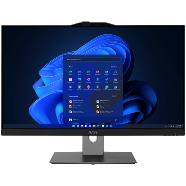 MSI PRO AP243TP 12M-009 ALL-IN-ONE Core™ i7-12700 500GB SSD 16GB 23.8" (1920x1080) TOUCHSCREEN WIN11 BLACK Wireless Keyboard & Mouse 3-year on-site warranty
