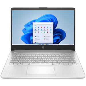 HP 14-DQ0801 Celeron® Quad-Core N4120 64GB eMMC 4GB 14"(1366x768) TOUCHSCREEN WIN11 S NATURAL SILVER Backlit Keyboard