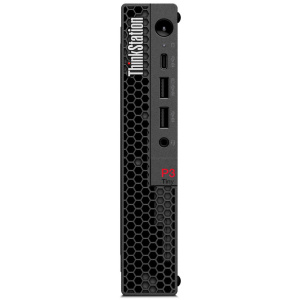 Lenovo ThinkStation P3 TINY WORKSTATION Core™ i7-14700 512GB SSD 16GB WIN11 Pro NVIDIA® T400 4096MB Keyboard Mouse BLACK