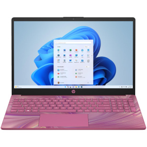 HP 15-FD0104 Intel® N100 128GB UFS 4GB 15.6" (1366x768) TOUCHSCREEN WIN11 S Backlit Keyboard SUNKISSED PLUM