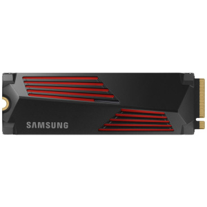 Samsung 4TB 990 PRO PCIe 4.0 x4 M.2 Internal SSD BLACK / RED : with Heatsink, V-NAND Flash Technology, AES 256-Bit Encryption