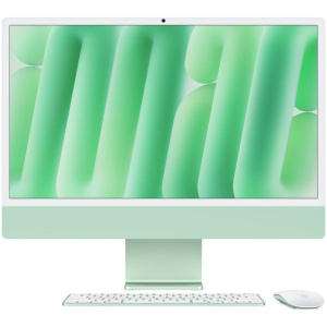 Apple iMac ALL-IN-ONE M4 10-core CPU 10-core GPU 256GB SSD 16GB 24" (4480x2520) 4.5K RETINA MacOS GREEN Keyboard Mouse
