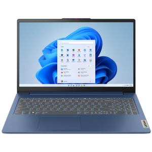 Lenovo Slim 3 15ABR8 Ryzen™ 7 7730U 512GB SSD 16GB 15.6" (1920x1080) TOUCHSCREEN WIN11 ABYSS BLUE Backlit Keyboard FP Reader