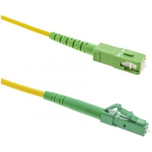כבל מגשר אופטי TopX LC/APC-SC/APC SM OS2 9/125 SIMPLEX 2M