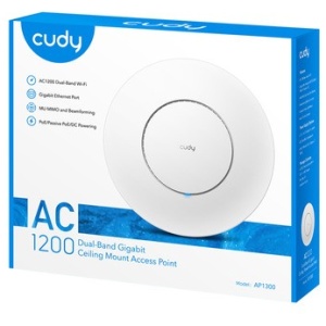 נקודת גישה לתקרה Cudy AP1300 Dual Band Gigabit Ceiling