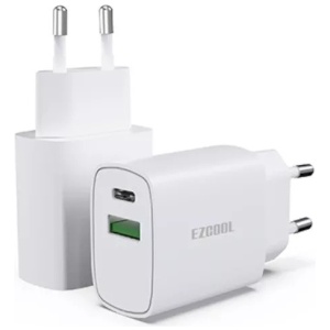 מטען EZ-Cool USB C & USB 3.0 20W W-255