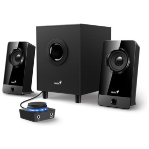 סט רמקולים Genius SW-2.1 300X 2.1CH Speakers + Subwoofer שחור