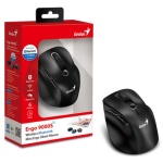 עכבר ארגונומי אלחוטי Genius NX-9000S Dual Bluetooth & WiFi - שחור