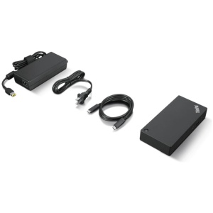 תחנת עגינה Lenovo ThinkPad Universal USB-C Dock + ספק כוח + כבל נתונים