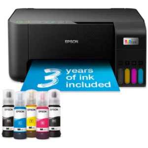 מדפסת מיכלי דיו אלחוטית משולבת Epson L3250 , ללא פקס - צבע שחור