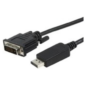 כבל TopX DisplayPort Male to DVI Male 1080P@60Hz 1.8m