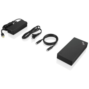 תחנת עגינה Lenovo ThinkPad USB-C Dock Gen 2 + ספק כוח + כבל נתונים