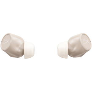 HyperX Cirro Buds Pro True Wireless Earbuds TAN : Bluetooth 5.2, Hybrid Active Noise Cancellation, IPX4, Ambient Sound Mode, Up to 35 Hrs Battery Life