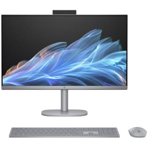 HP OMNISTUDIO X 27-CS0070T ALL-IN-ONE Core™ Ultra 7 155H 1TB SSD 16GB 27" (1920x1080) TOUCHSCREEN WIN11 METEOR SILVER Keyboard Mouse TYPE C ADAPTER