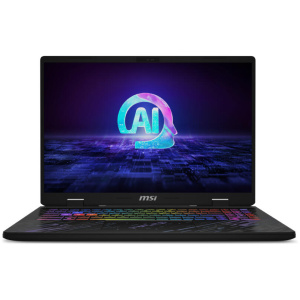 MSI Pulse 16 AI C1VGKG-065 GAMING Core™ Ultra 9 185H 1TB SSD 64GB 16" WQXGA (2560x1600) 240Hz WIN11 Pro NVIDIA® RTX 4070 8192MB BLACK SteelSeries RGB Backlit Keyboard