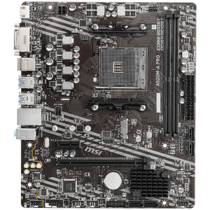 MSI A520M-A PRO GAMING Micro ATX Motherboard : Supports AMD Ryzen™ 5000 Series, AMD A520 Chipset, HDMI, DVI-D, 2 x Dual Chan DDR4 Slots, 1 x PCIe 3.0 x16 Slot, PCIe x1 Slot, 4 x SATA III Slots, 7.1-Channel Audio