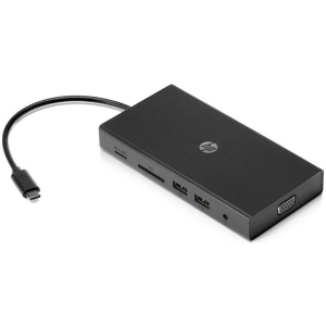 תחנת עגינה HP Travel USB-C Multi Port HDMI/VGA/4xUSB3/RJ45