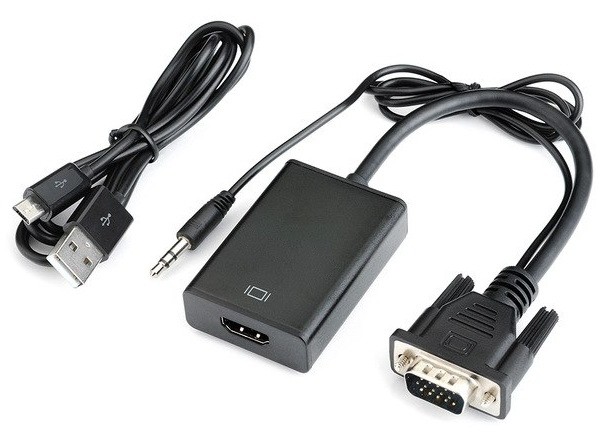 HDCN03-M4-LC-1 מתאם TopX VGA + Audio to HDMI – תמונה 1