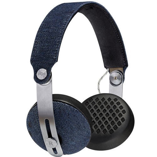 image אוזניות קשת אלחוטיות בלוטות Marley Rise BT Headphones צבע ג'ינס – תמונה 1