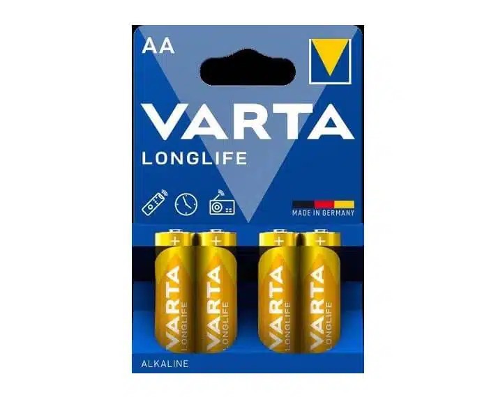 image מארז 4 סוללות VARTA LR06 ALKALINE AA – תמונה 1
