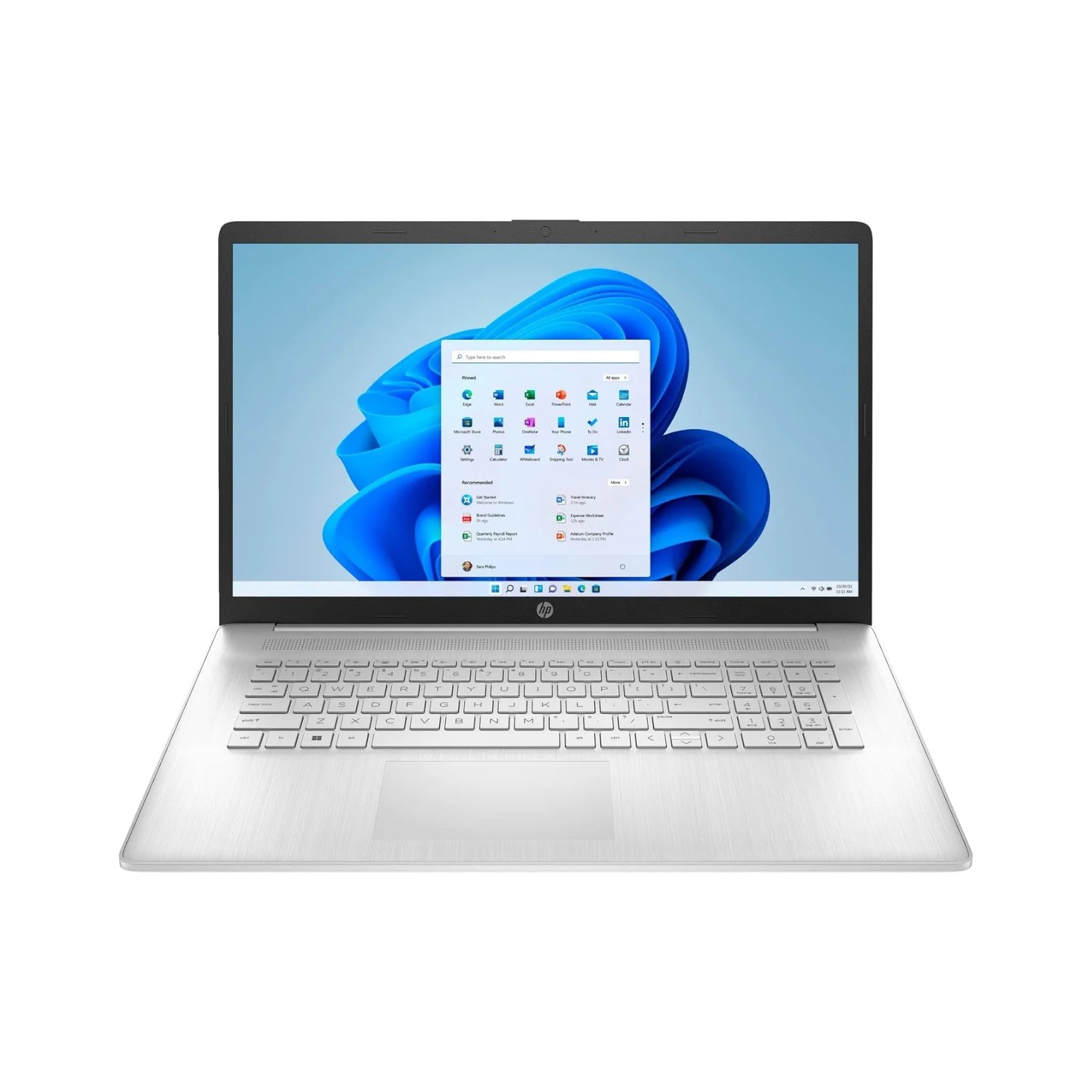 image מחשב נייד HP 17Z-CN300 17.3" (1600x900) Touch i5-1334U 16GB 512GB SSD Windows 11 Home NATURAL SILVER FP Reader – תמונה 1
